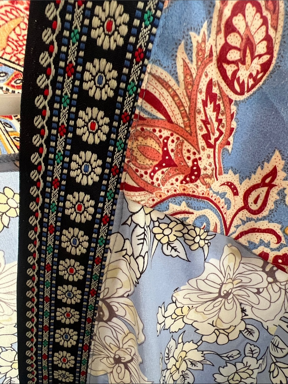 Boho Gigio Mixed media patterned duster S - Picture 3 of 6